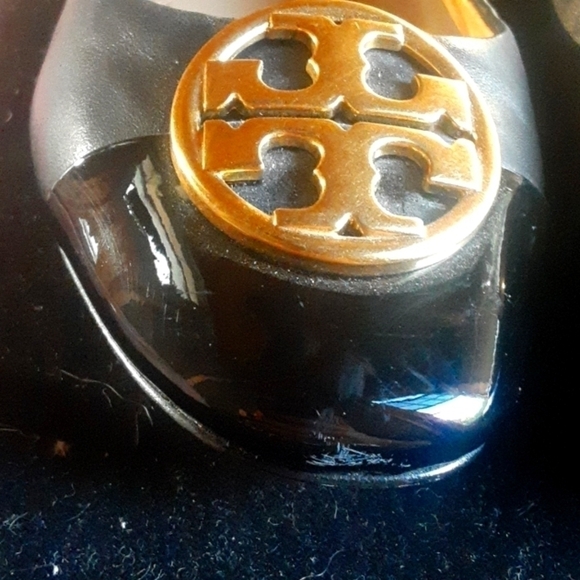 Tory Burch Black Patent Cap Shoes - Picture 2 of 13